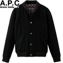 A.P.C. HOMME SEVEN TEDDY JACKET BLACK h02188アーペーセー セブン テディー ジャケット ブラック APC メンズ WSAP