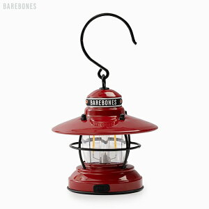 Barebones Living Mini Edison Lantern RED LIV-274ベアボーンズリビング ミニエジソン ランタン USB 乾電池式 LED レッド キャンプ アウトドア 21ssp