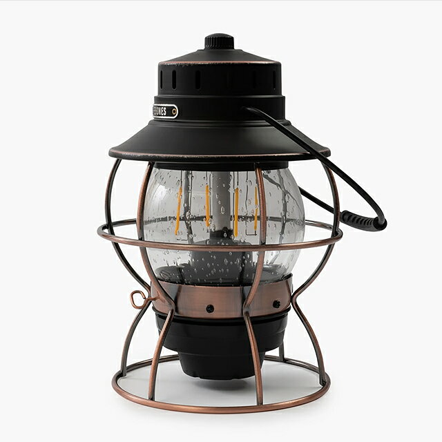 Barebones Living Railroad Lantern Antique Bronze LIV-280ベアボーンズリビング レイルロードランタン アンティークブロンズ USB 充電式 LED エジソン球 キャンプ アウトドア通販格安セール情報 楽天 通販