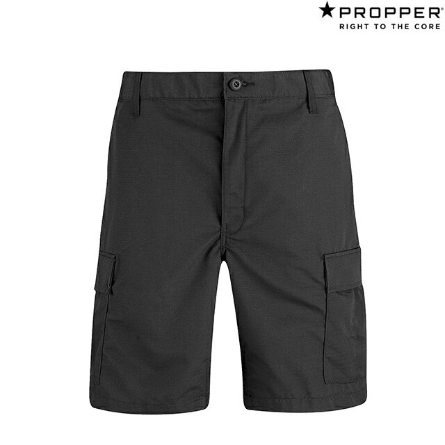 Propper BDU Shorts - 100% Cotton Ripstop F5261 Blackプロッパー BDU ショーツ カーゴ アーミー ミリタリー ショートパンツ ブラック 迷彩 アメリカ軍