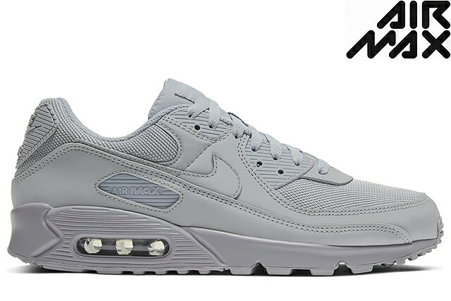 NIKE AIR MAX 90 CN8490-001 WOLF GREY/WOLF GREY-WOLF GREY-BLACKナイキ エアマックス 90 ウルフグレー メンズ スニーカー