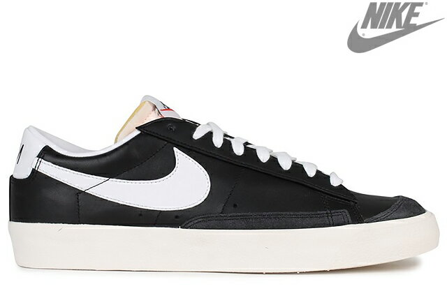 NIKE BLAZER LOW 77 VINTAGE DA6364-001 BLACK/WHITE-SAIL-BLACK/TOTAL ORANGEナイキ ブレイザー ロー 77 ビンテージ ブラック ホワイト ブレーザー メンズ スニーカー 定番