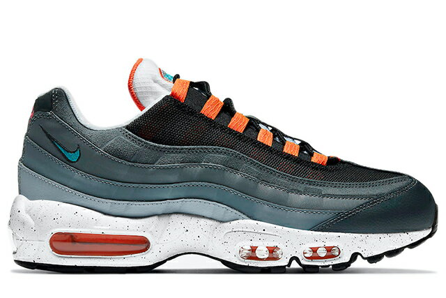 NIKE AIR MAX 95 CZ0191-001 BLACK/AQUAMARINE/TURF ORANGE/WHITEナイキ エア マックス 95 ブラック アクアマリン オレンジ メンズ スニーカー