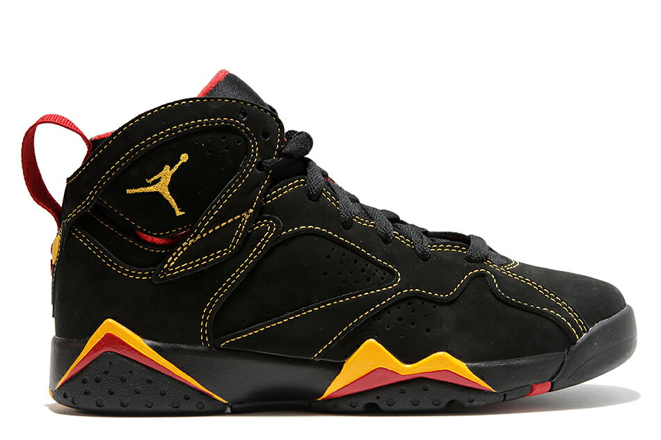 NIKE WMNS AIR JORDAN 7 RETRO BG DQ6040-081 BLACK/CITRUS-VARSITY REDʥ  硼 7 ȥ ֥å ȥ饹 ǥ 륺 ˡ