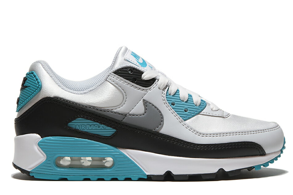 NIKE AIR MAX 90 「FRESHWATER」 FB8570-101 WHITE/GREY/BLACKナイキ エアマックス 90 フレッシュ ウォーター ホワイト グレー ブラック ガールズ スニーカー 定番