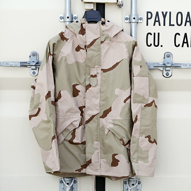 「02's DEADSTOCK U.S.ARMY ECWCS GORE-TEX PARKA GEN1 3COLOR DESART CAMO」VINTAGE COLD WEATHER PARKA02年納品 デッドストック ゴアテックス 3C デザート カモ ジャケット 迷彩 アメリカ軍 米軍 実物 新品 放出品 メンズ アウター アウトドア