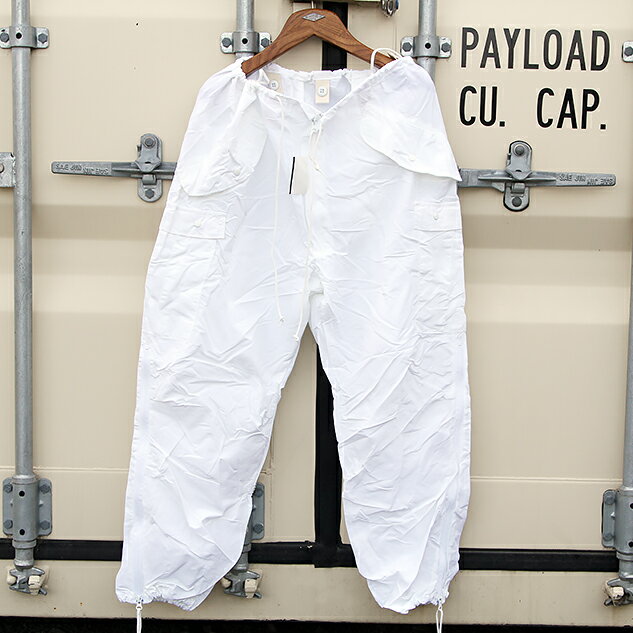 「17's DEADSTOCK U.S.ARMY SNOW CAMO TROUSERS」MEDIUM-REGULAR WHITE17年納品 デッドストック スノーカモ オーバーパンツ ホワイト アメリカ軍 米軍 実物 新品 放出品 メンズ アウトドア