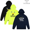 「Sale 」 BOYS OF SUMMER WGBH HOODED SWEATSHIRT NAVY SAFETY GREEN BLACKボーイズ オブ サマー WGBH フーデッド パーカー ネイビー グリーン ブラック スウェット 長袖