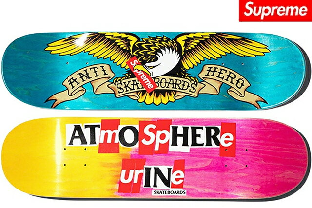 SUPREME ANTIHERO SKATEBOARD MULTI PINKSupreme シュプリーム アンタイヒーロー ピンク コラボ スケートボード デッキ DECK スケボー 2020AW 新品未使用正規品 2206ss