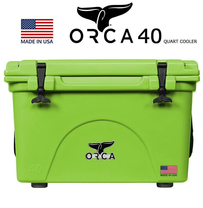 uSale!v ORCA COOLERS 40qt QUART LIME uMade in U.S.Av ORCL040orca IJ N[[ {bNX C O[ N[[BOX Lv \Lp[ AEghA ނ ^ e USA