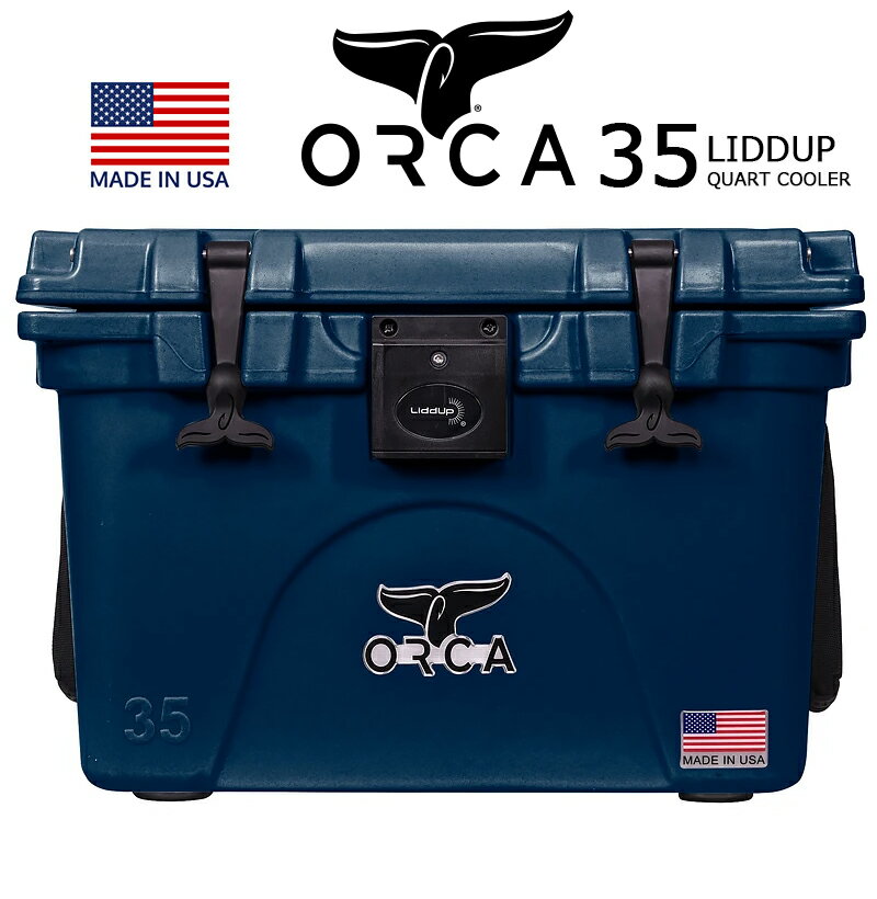 u{vORCA LIDDUP COOLERS 35 QUART NAVY uMade in U.S.Av ORCNALU035orca IJ N[[ {bNX lCr[ N[[BOX Lv \Lp[ AEghA ނ ^ e USA