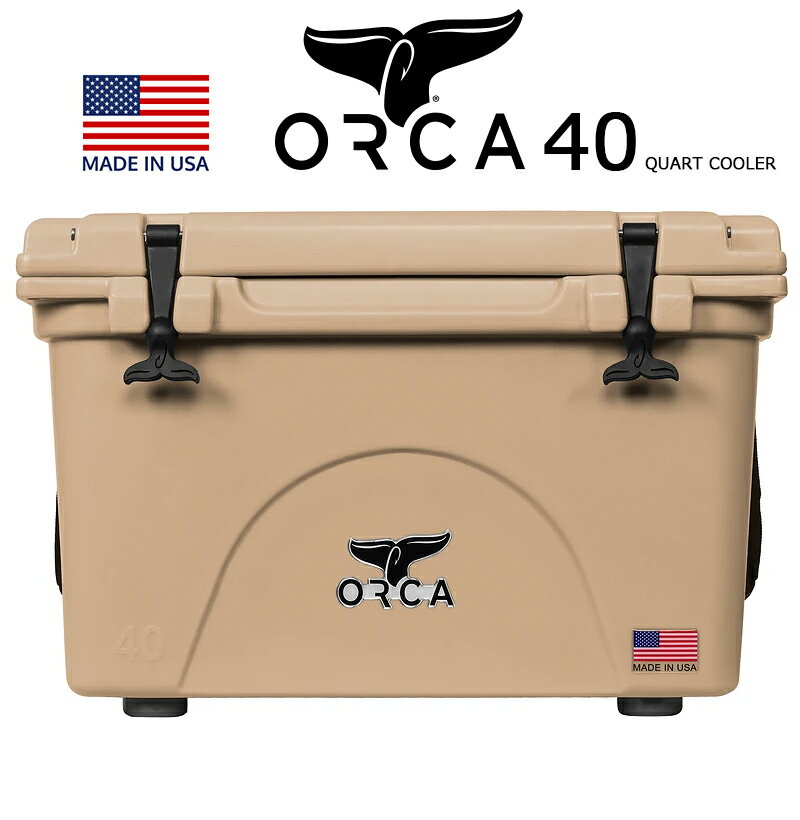 ORCA COOLERS 40 QUART TAN uMade in U.S.Av ORCT040orca IJ N[[ {bNX ^ x[W N[[BOX Lv \Lp[ AEghA ނ ^ e USA