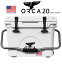 ORCA COOLERS 20 QUART WHITE 「Made in U.S.A」 ORCW020orca オルカ クーラー ボックス ホワイト クーラーBOX キャンプ ソロキャンパー アウトドア 釣り USA