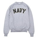 Champion 「USNA 」 ARCHED NAVY CREWNECK SWEATSHIRT GRAY CS1220チャンピオン ネイビー アーチ クルー スエット グレー US企画 海軍兵学校 USA限定 2206ss