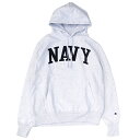 Champion 「USNA 」 NAVY MIDSHIPMEN CHAMPION ARCH REVERSE WEAVE PULLOVER HOODIE HEATHER GRAYチャンピオン Reverse Weave ミッドシップマン チーム アーチ リバース ウィーブ プルオーバー パーカー グレー US企画 海軍兵学校 USA限定