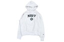 Champion 「USNA ISSUE OFFICIAL PRINT」 R/W HOODED SWEAT CS3051940チャンピオン Reverse Weave リバースウィーブ パーカー フード スウェット グレー 海軍兵学校 US NAVY ミリタリー プリント USA限定