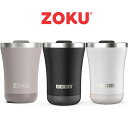 ZOKU STAINLESS STEEL TUMBLER 350ml BLACK/GREY/WHITEゾク ステンレス スチールボトル 500ml マットブラック ホワイト グレー 保温 保冷 キャンプ アウトドア 水筒 マグ(3)