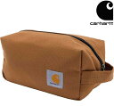 Carhartt Legacy Travel Kit Toiletry Bag Carhartt Brownカーハート レガシー トラベルキット トイレタリーバッグ ブラウン旅行 ポーチ 小物入れ アウトドア