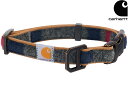 Carhartt USA NYLON DUCK BLANKET STRIPE DOG COLLAR P000046カーハート ダック ブランケット ドッグ カラー 首輪 ブラウン ペット 犬用