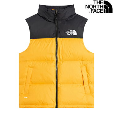 THE NORTH FACE MEN'S 1996 RETRO NUPTSE VEST NF0A3JQQ-56P SUMMIT GOLD/BLACK YELLOWザ ノース フェイス 1996 レトロ ヌプシ ダウン ベスト ジレ サミット イエロー USA 限定 復刻 メンズ 定番 アウトドア アメリカ