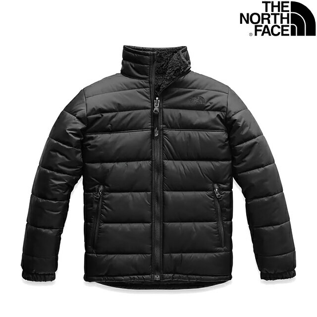 「Sale!」 THE NORTH FACE BOYS REVERSIBLE MOUNT CHIMBORAZO JACKET NF0A34QJ-KX7 TNF BLACKザ ノースフェイス ボーイズ リバーシブル チンボラソ ジャケット ブラック USA 限定 キッズ 子供 アウトドア フリース パーカー