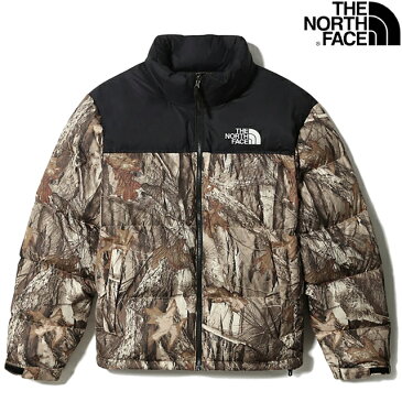 THE NORTH FACE MEN'S 1996 RETRO NUPTSE JACKET NF0A3C8D-047 KELP TAN FOREST FLOOR PRINT/TNF BLACKザ ノースフェイス 1996 レトロ ヌプシジャケット ケルプタン ツリー カモ 海外限定 日本未発売 復刻 メンズ 定番 ダウンジャケット 登山 アウトドア マウンテン