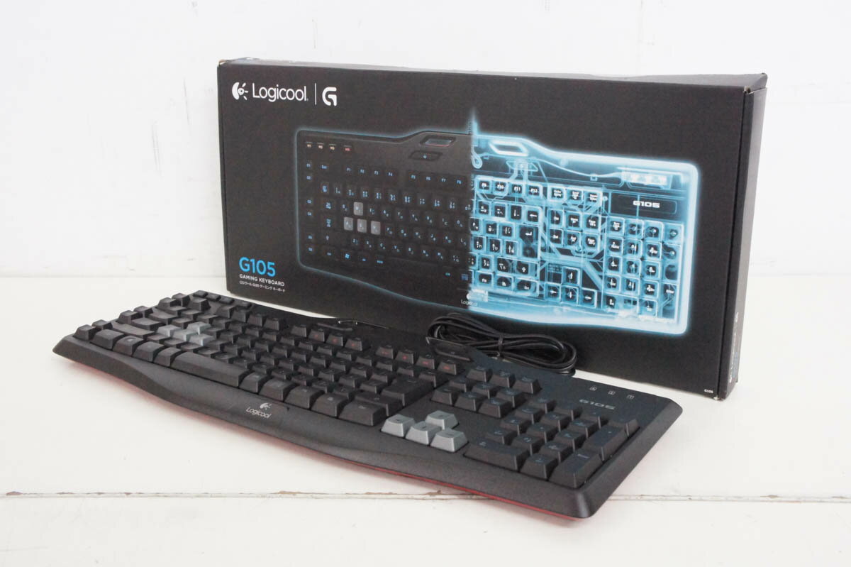 【中古】Logicoolロジクール G105 ゲーミングキーボード 109キー 日本語レイアウト