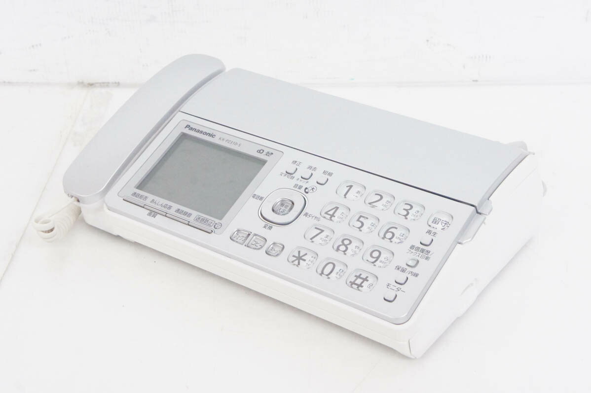 【中古】Panasonicパナソニック デジタルコードレスFAX KX-PZ310 親機のみ