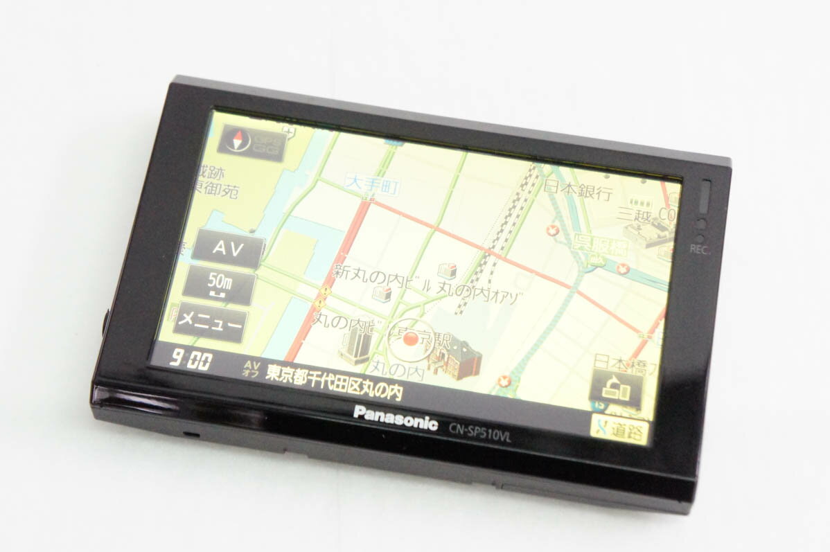 【中古】C Panasonicパナソニック 5V型 SSDポータブルナビゲーション CN-SP510VL Gorillaゴリラ ワンセグチューナー内蔵