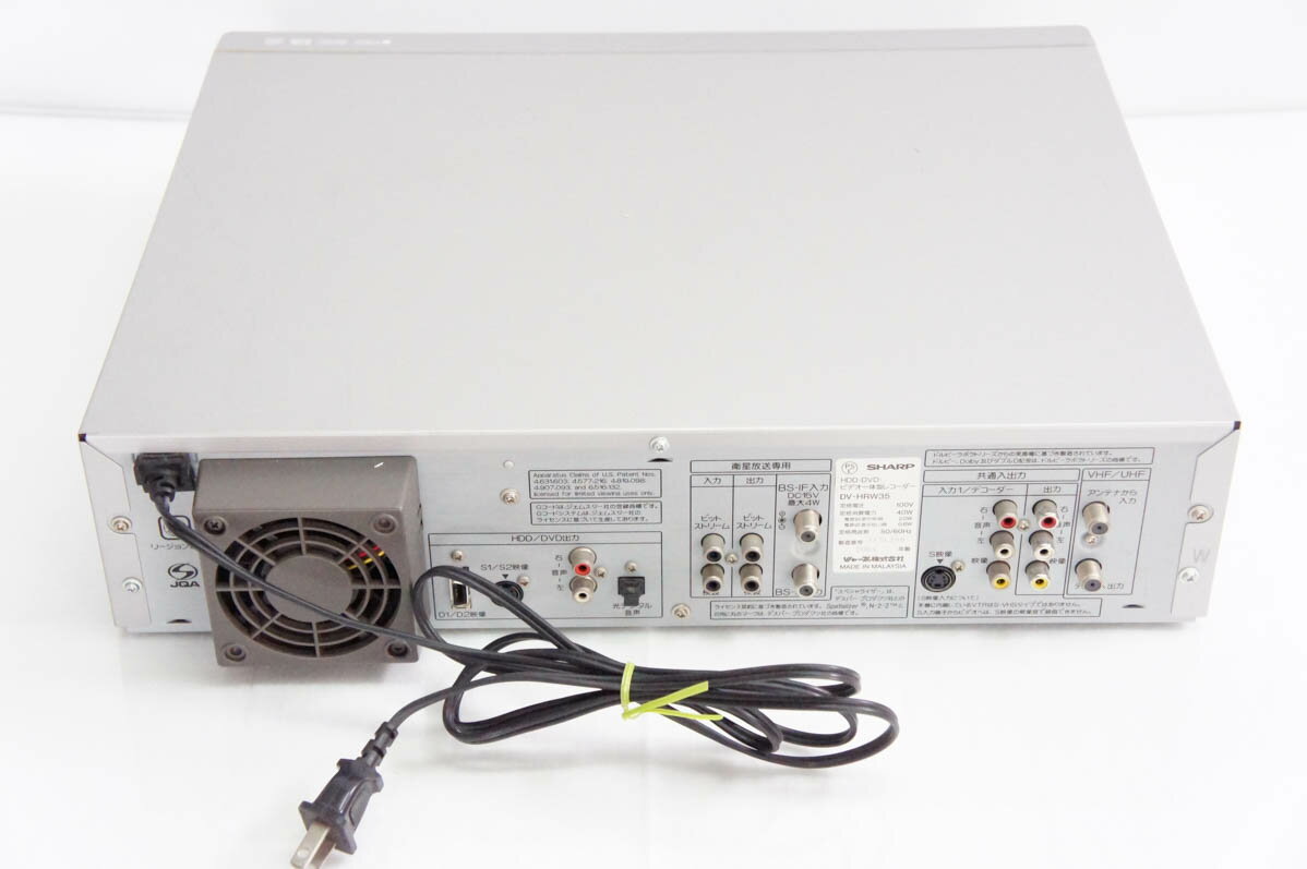 ����š�SHARP���㡼�� DVD�ץ졼�䡼���η�VHS�ӥǥ��ǥå� DV-HRW35 ���ӥ󥰵�ǽ��