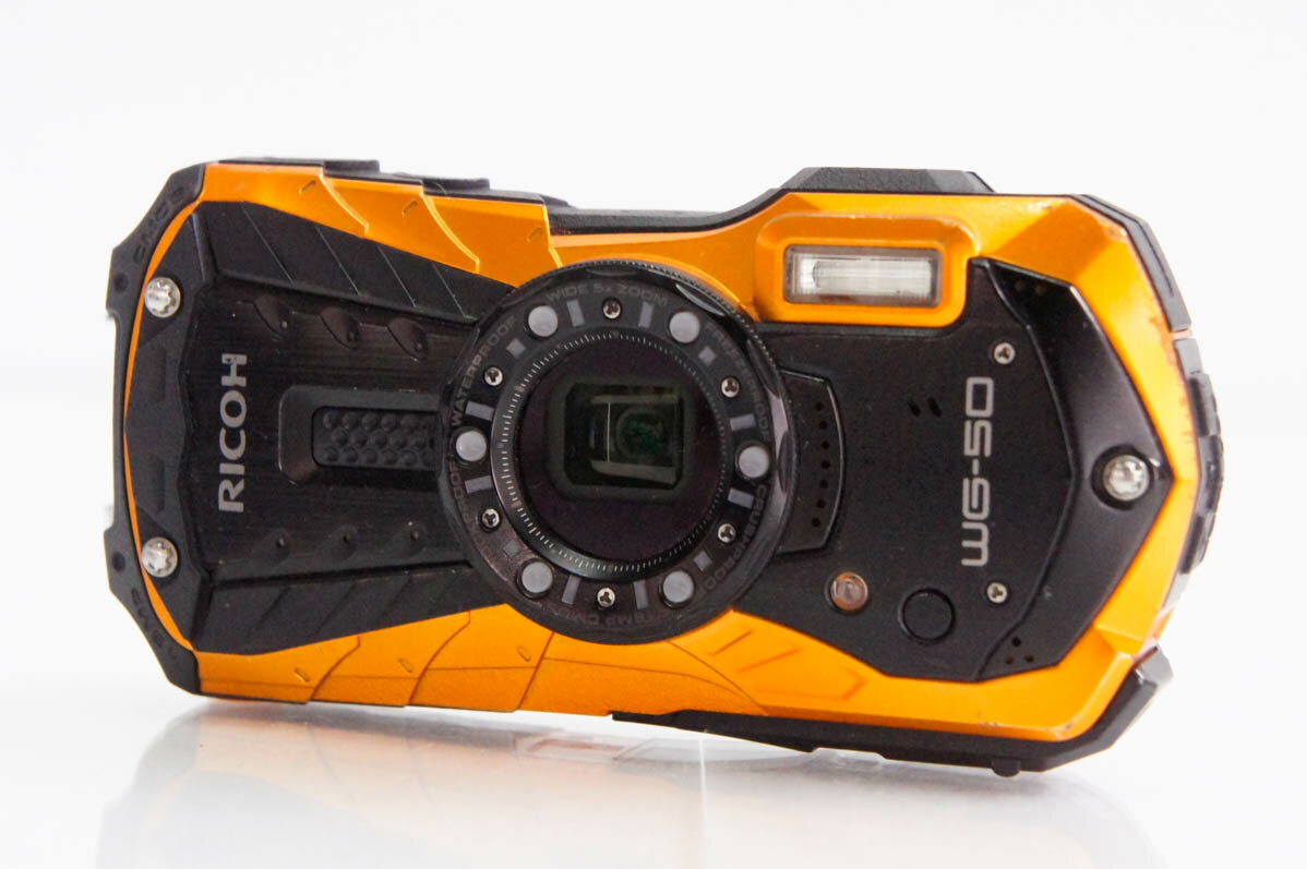 【中古】C RICOHリコー 防水デジタルカメラ 1600万画素 WG-50