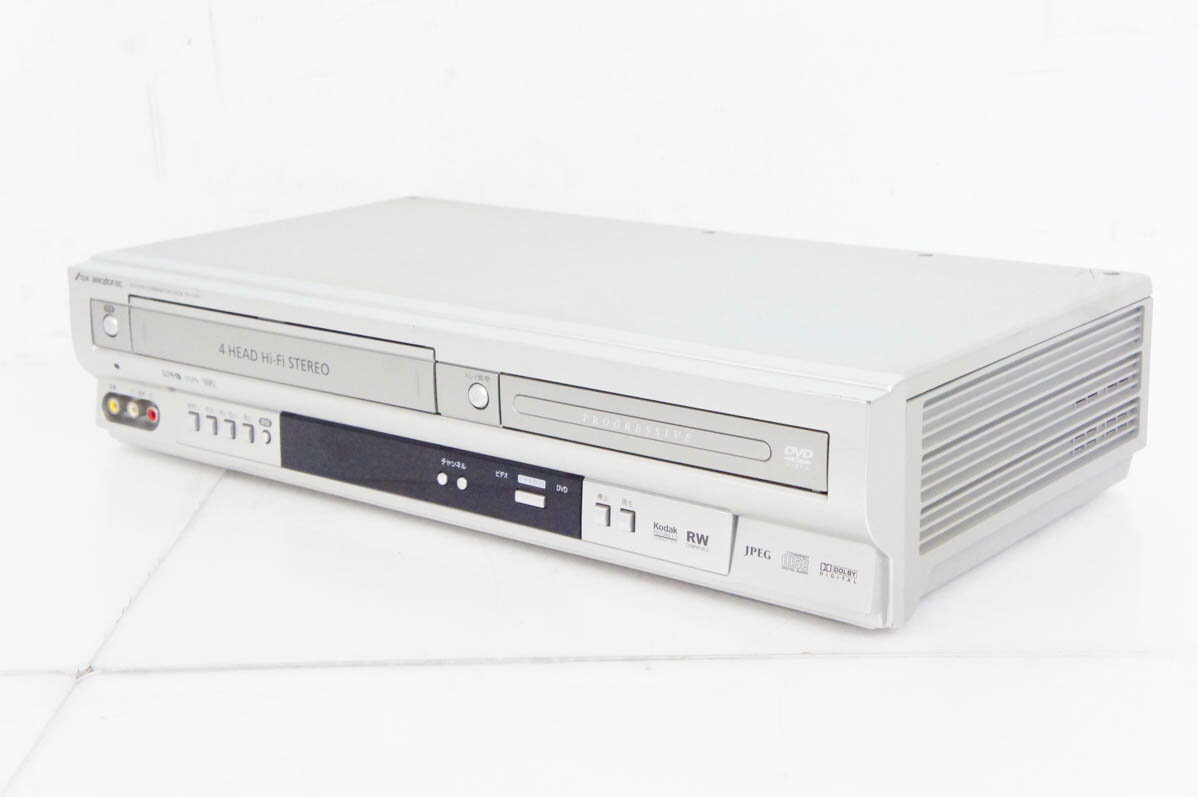 【中古】C DXアンテナ DVD/VHSコンビネーションデッキ DVDプレーヤー一体型VHSビデオデッキ DV-140V DX BROADTEC