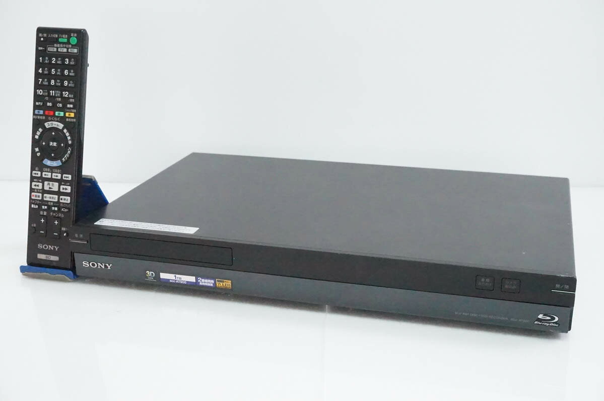 【中古】SONYソニー ブルーレイレコーダー BDZ-AT900 HDD1TB Wチューナー ブルーレイ3Dディスク対応