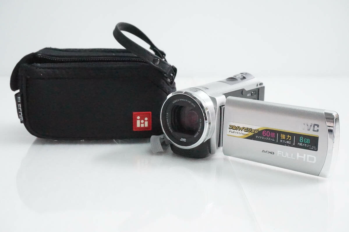 【中古】JVC Victorビクター エブリオEverio フルハイビジョン GZ-E380 ビデオカメラ