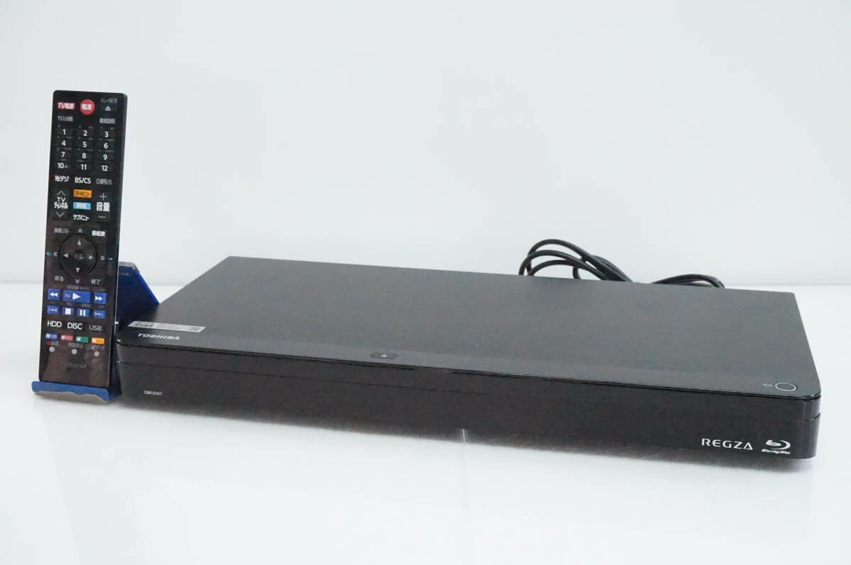 【中古】東芝TOSHIBA ブルーレイレコーダー DBR-E507 HDD500GB シングルチューナー レグザブルーレイ