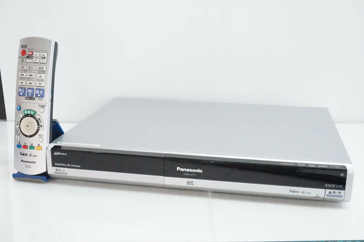 【中古】Panasonicパナソニック HDD内蔵DVDレコーダー DIGAディーガ 地デジ対応 HDD250GB DMR-XP11-S