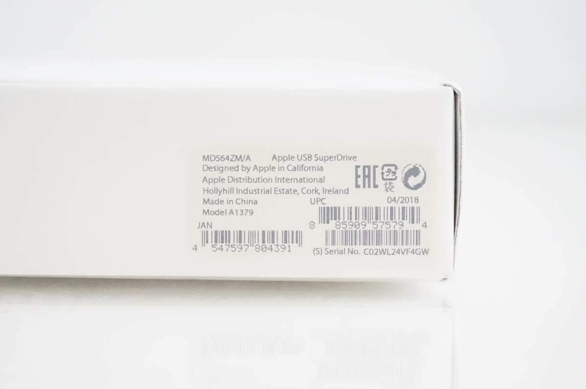 ��̤���ѡ�Apple���åץ� USB SuperDrive �����ѡ��ɥ饤�� MD564ZM/A A1379