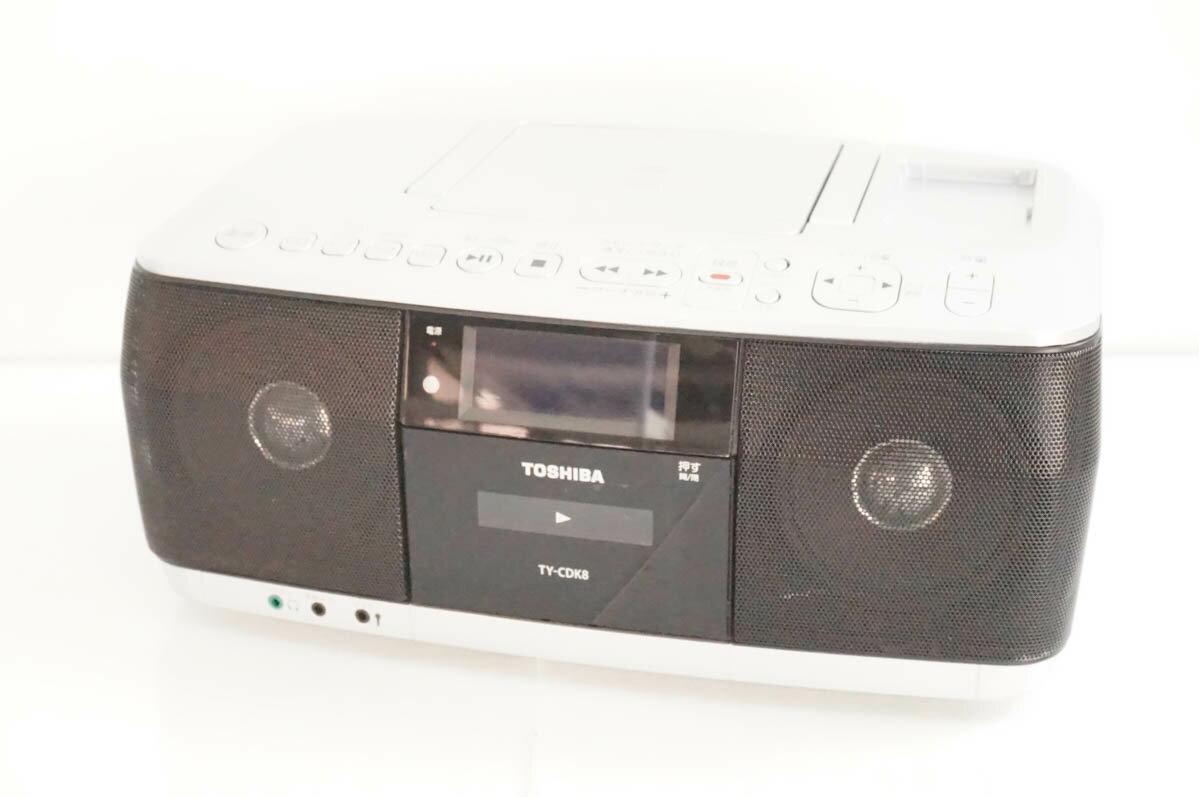 【中古】東芝 CDラジカセ TY-CDK8 ワイドFM対応