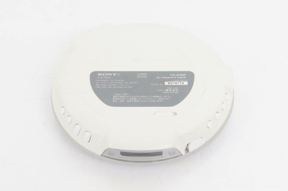 【中古】SONYソニー CD Walkman ウォークマン D-EJ002 ポータブルオーディオ CDプレーヤー