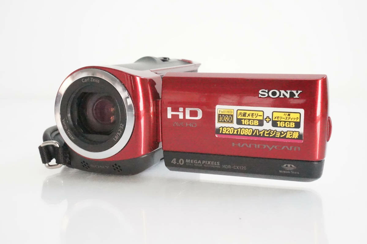 【中古】SONYソニー ハンディカムHandycam デジタルHDビデオカメラレコーダー HDR-CX120