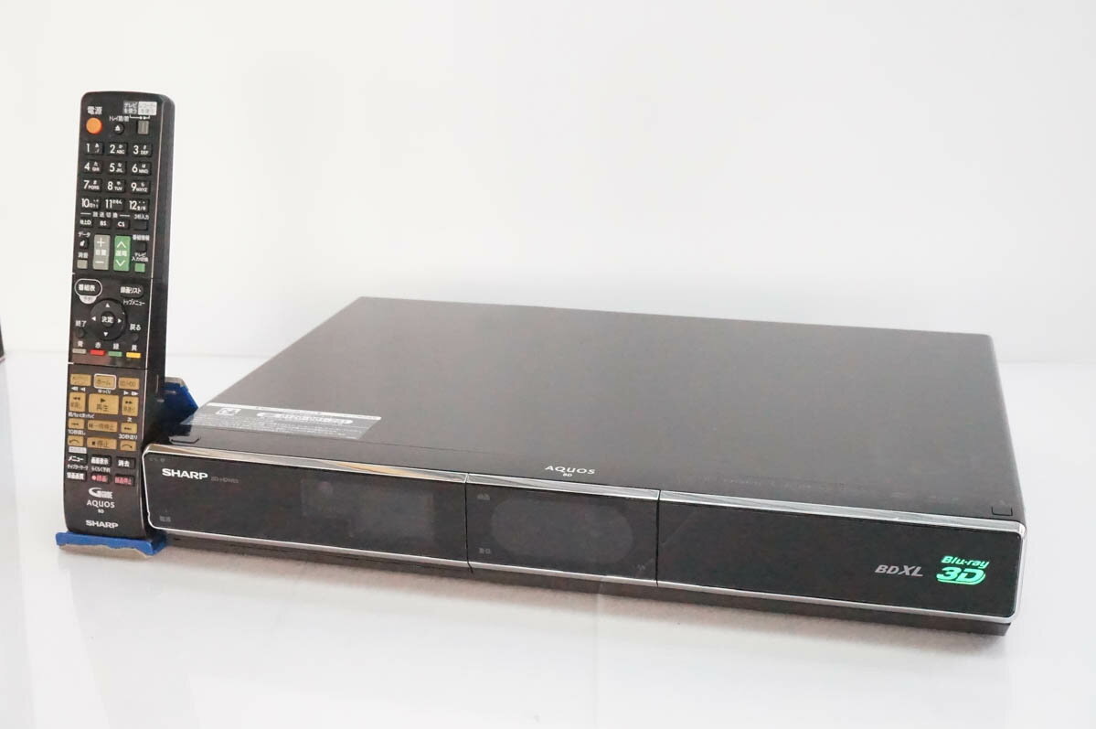 【中古】C SHARPシャープ ブルーレイディスクレコーダー AQUOSアクオスブルーレイ BD-HDW63 HDD320GB Wチューナー