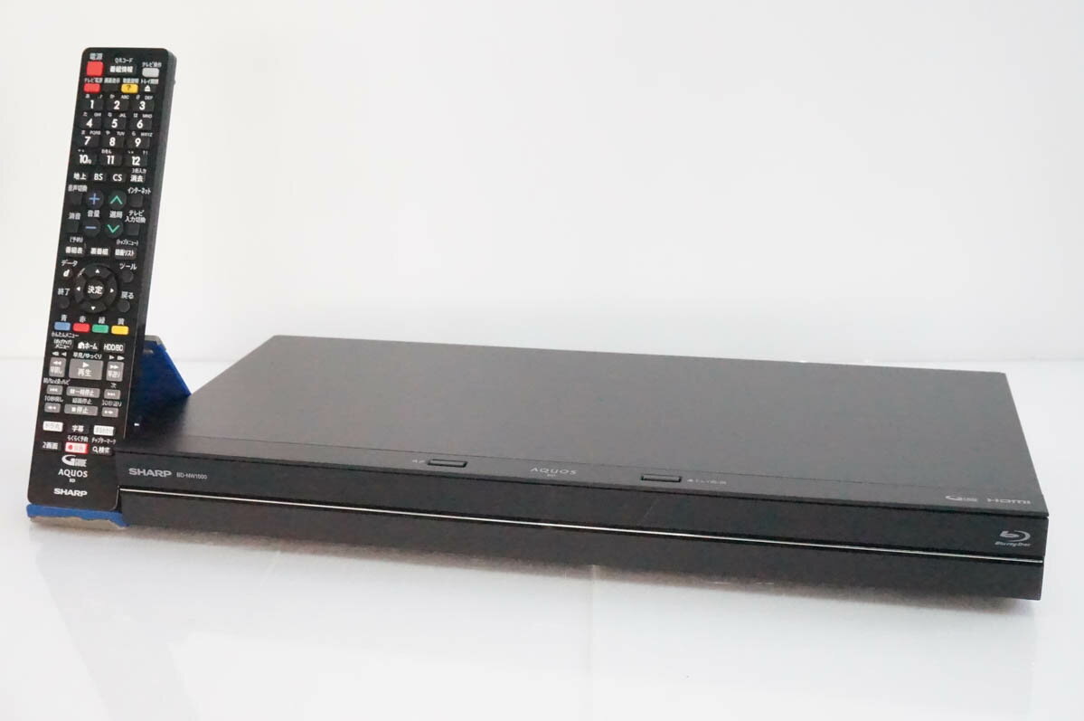 【中古】SHARPシャープ AQUOSアクオスブルーレイ BDレコーダー BD-NW1000 ダブルチューナー 1TB