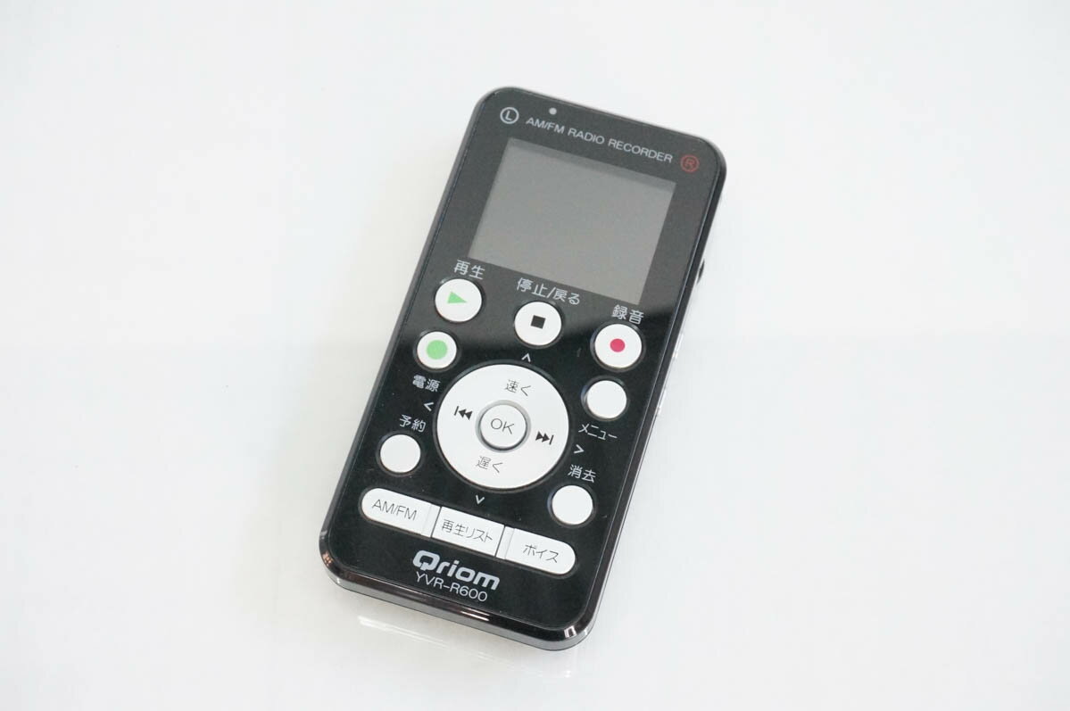 【中古】山善 Qriomキュリオム ラジオボイスレコーダー YVR-R600 ワイドFM対応