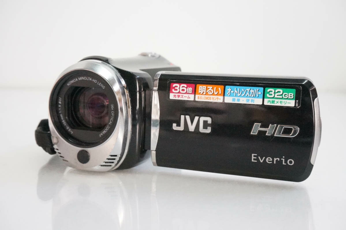【中古】JVC Victorビクター デジタルムービー エブリオEverio GZ-HM350-B  ...