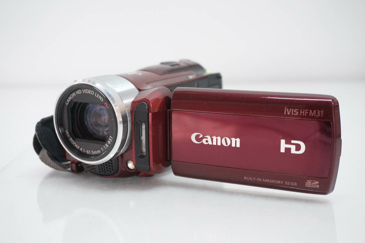 【中古】キヤノンCANON ハイビジョンデジタルビデオカメラ メモリータイプ iVIS HF M31