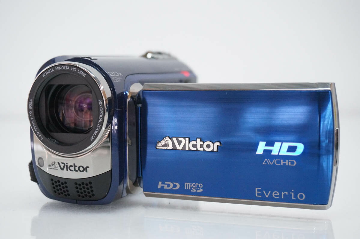 【中古】JVC Victorビクター エブリオEverio ハイビジョンデジタルビデオカメラ HDD ...