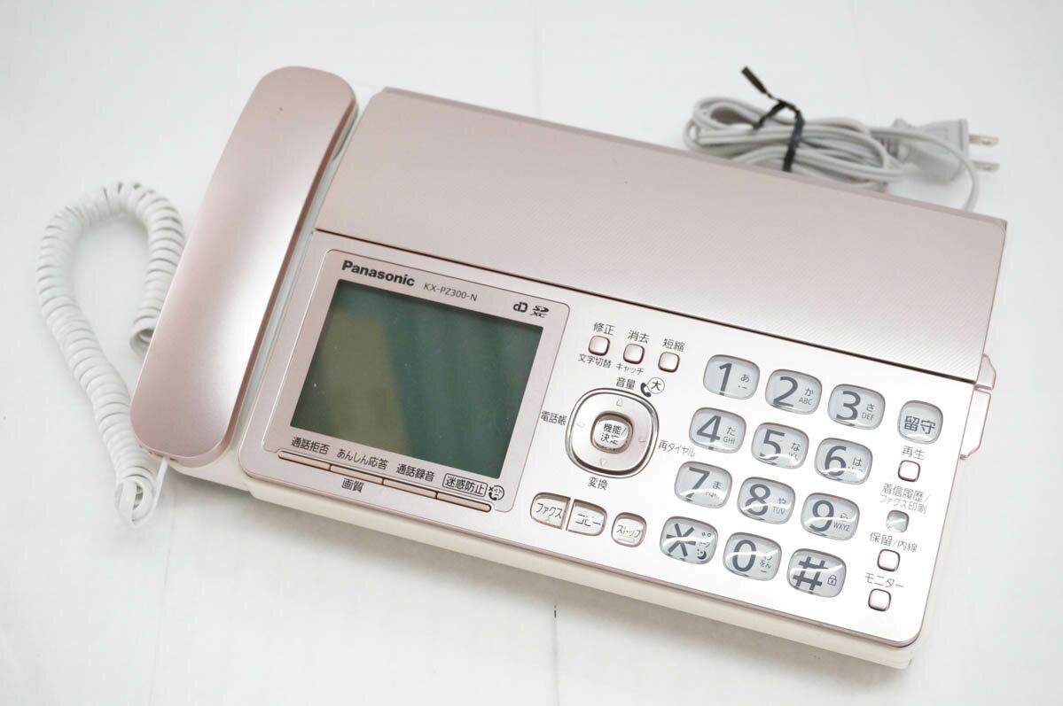【中古】Panasonicパナソニック デジタルコードレスFAX KX-PZ300-N 親機のみ