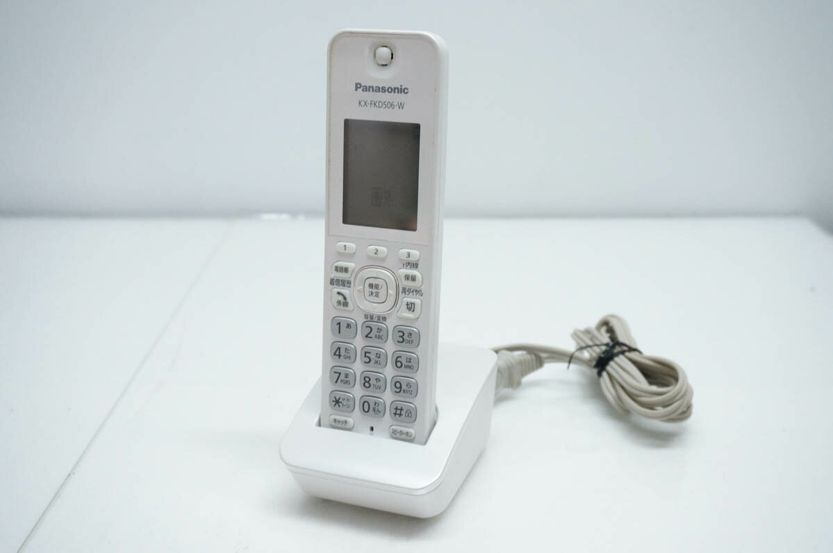 【中古】Panasonicパナソニック コードレス増設子機 KX-FKD506 電話機/FAXに