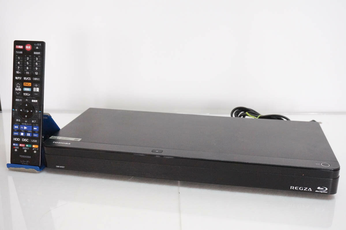 【中古】東芝TOSHIBA ブルーレイレコーダー DBR-W507 Wチューナー レグザブルーレイ 500GB