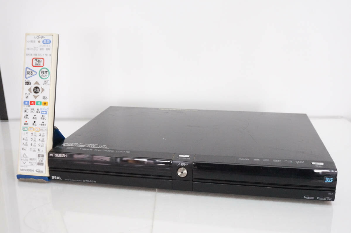 【中古】三菱MITSUBISHI HDD内蔵 ブルーレイディスクレコーダー DVR-B5W HDD500GB